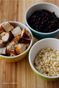 Chicken Tortilla Soup with Corn and Black Beans