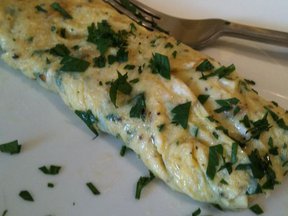 Omelet Aglio e Olio