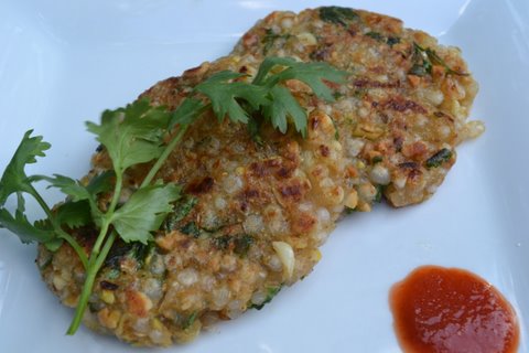 Corn & Sago croquettes