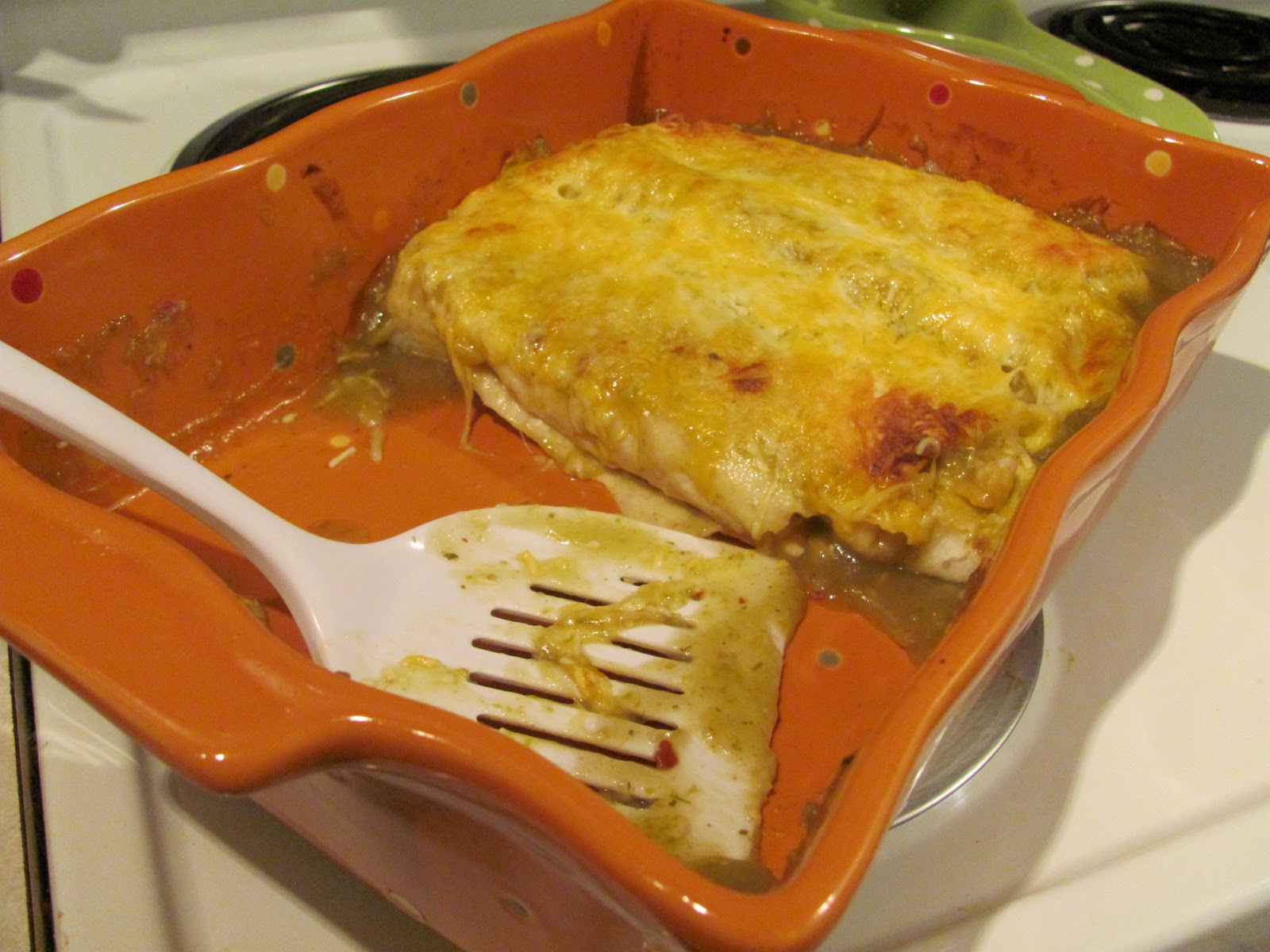 Chicken Verde Enchiladas