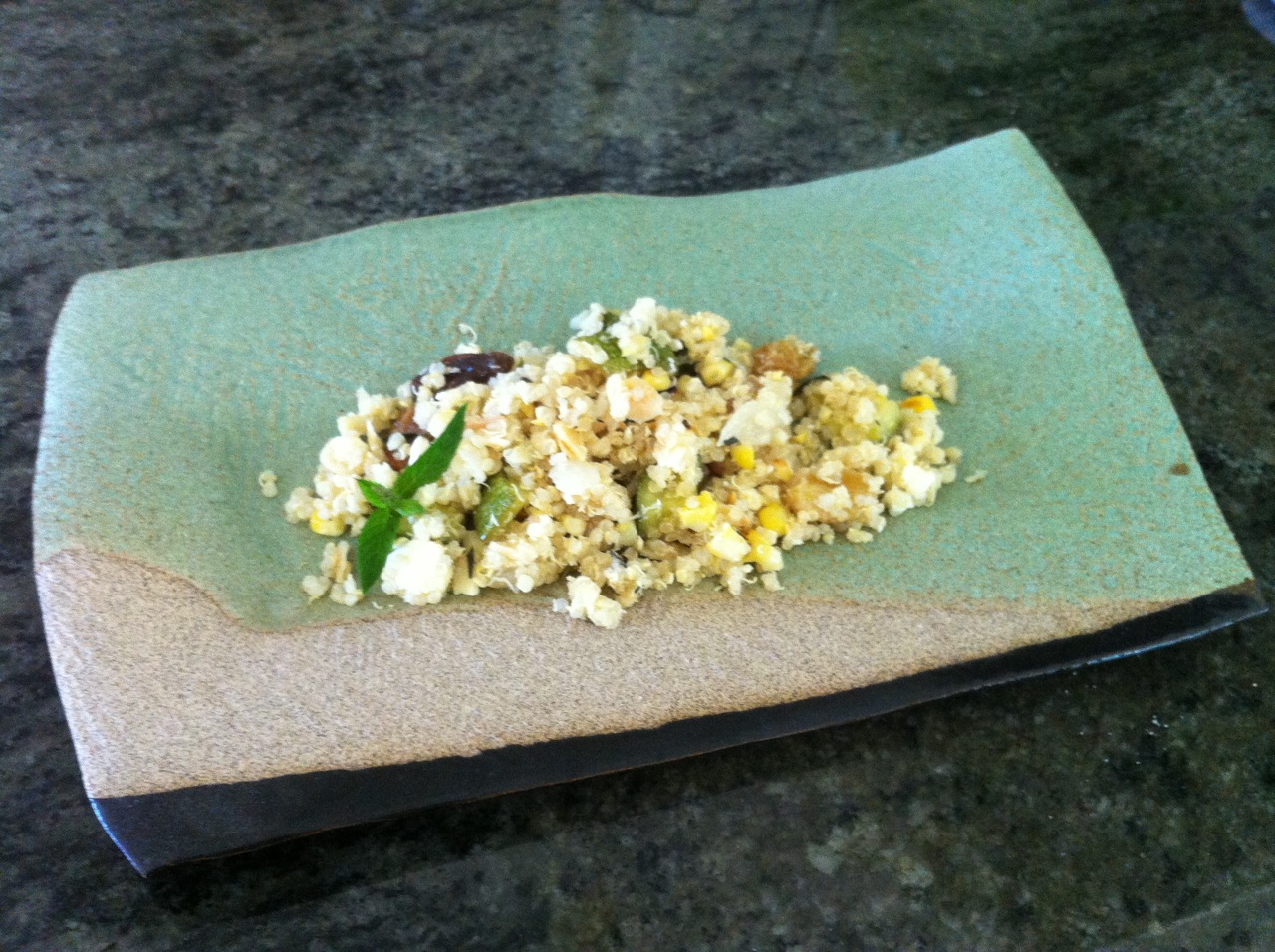 Quinoa Salad with Grilled Corn 