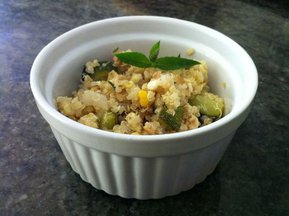 Quinoa Salad with Grilled Corn 