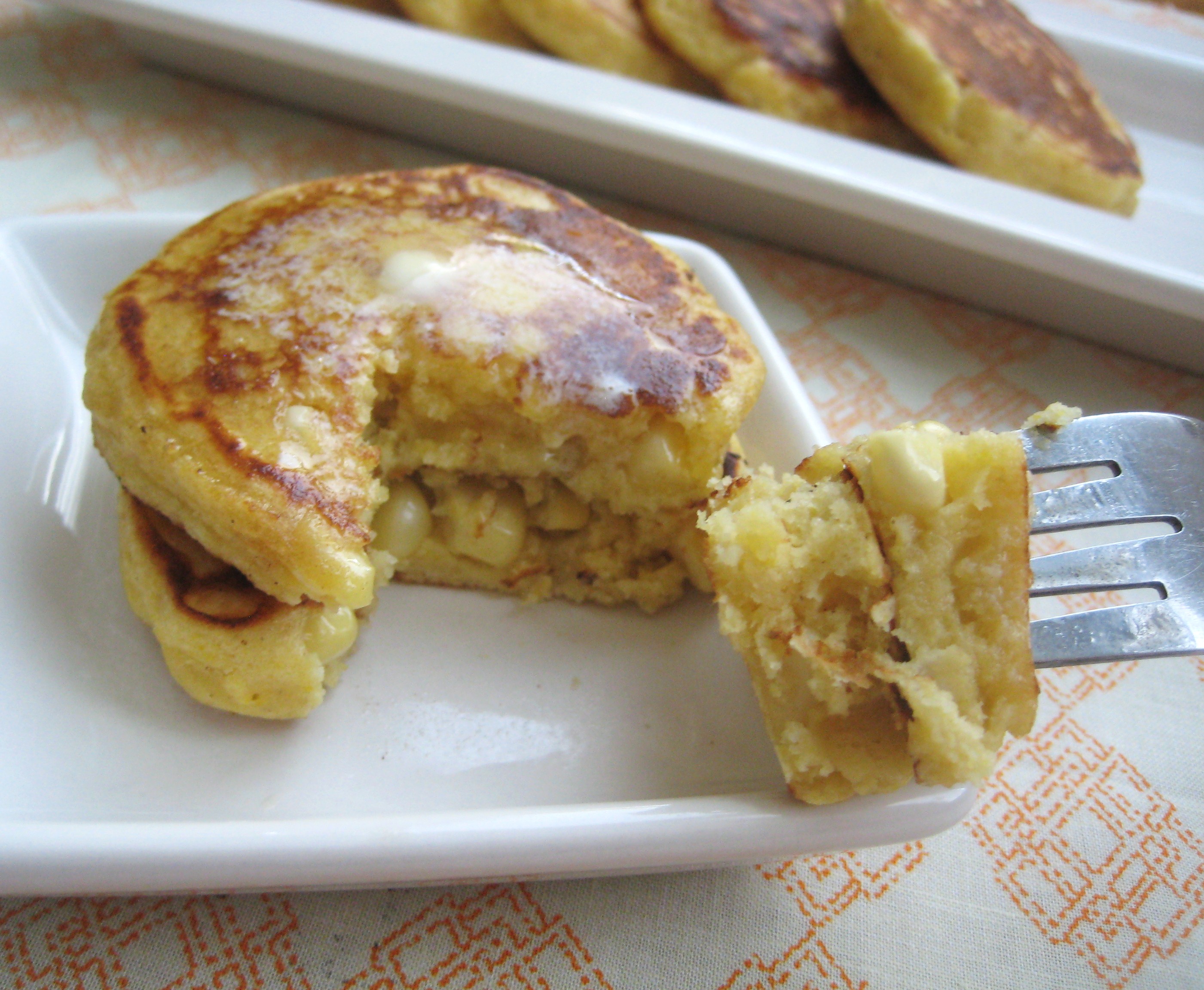 Bourbon-Spiked Corn Cakes