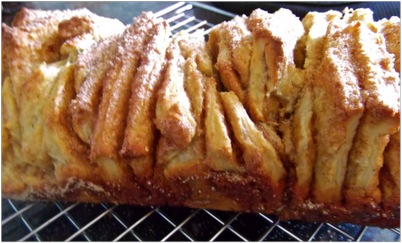 cinnamon sugar pull apart bread