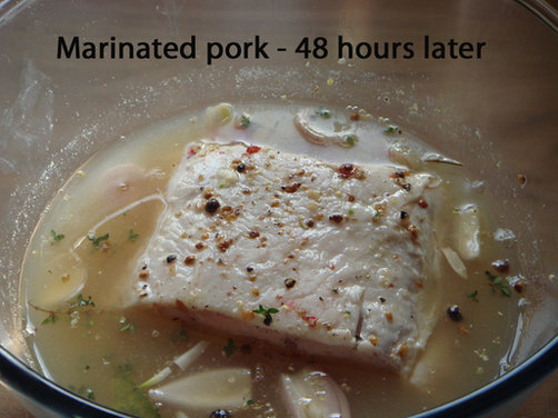 Apple Cider Marinated Pork with Prunes and Apples
