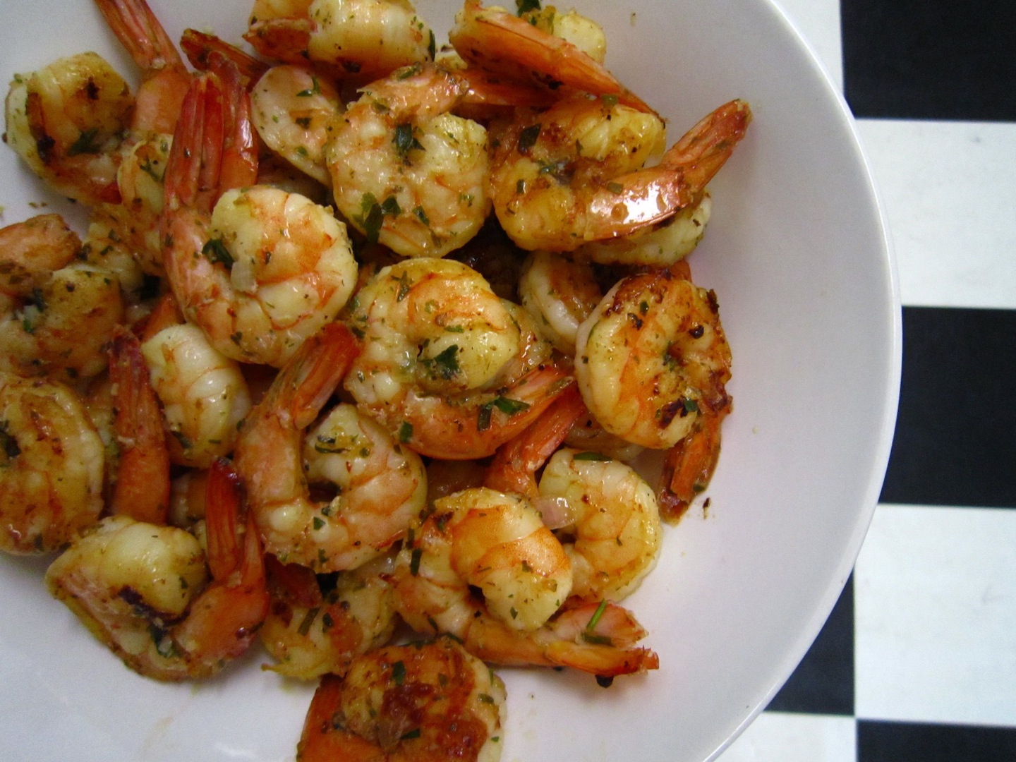 Tarragon-Grapefruit Shrimp, with apologies to mrslarkin
