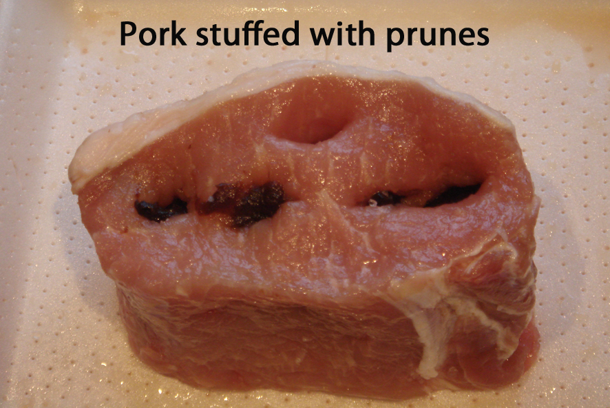 Apple Cider Marinated Pork with Prunes and Apples