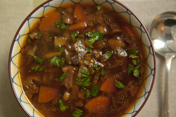 Mushroom Barley Soup