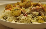 Shrimp Biryani (Indian Shrimp and Rice)