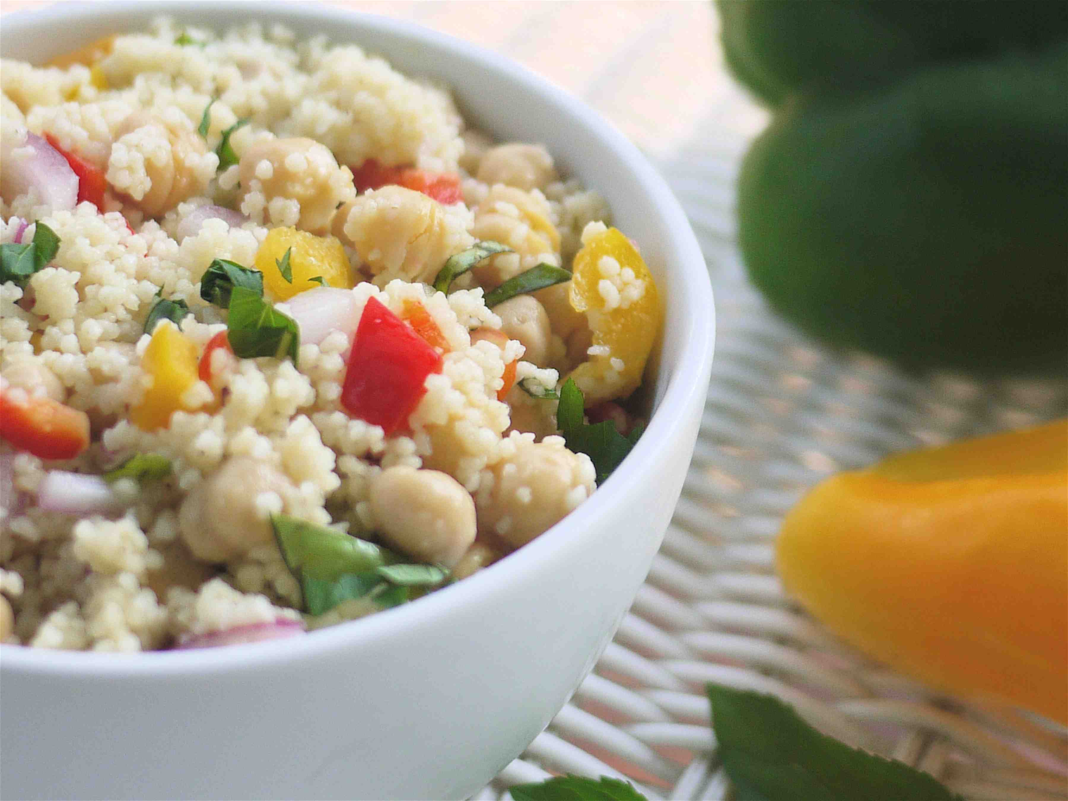 Couscous and chickpea salad