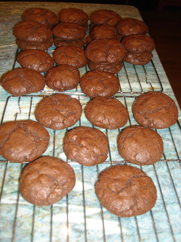 Double Chocolate Espresso Cookies