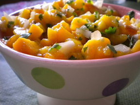 Grilled Peach Salsa
