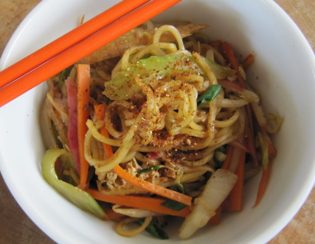 Spicy State Fair Fried Noodles