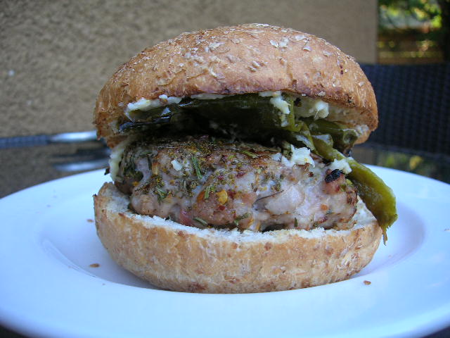 Italian "Sausage" Sandwiches with Spicy Grilled Peppers and Fennel-Onion Mustard