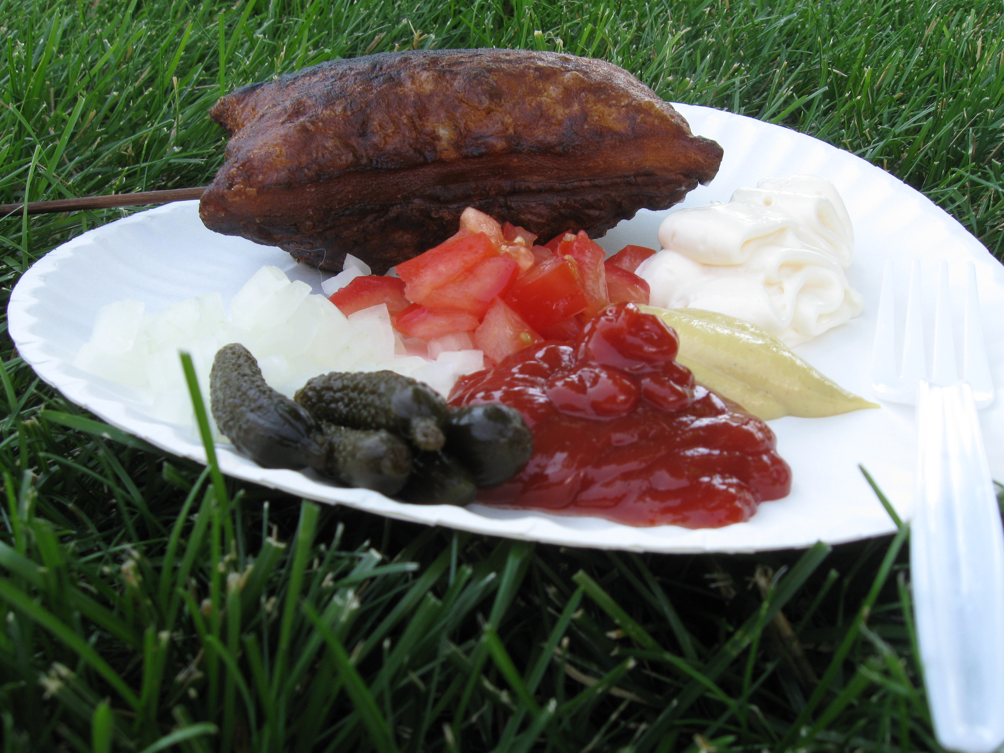 Bison Burgers on a Stick