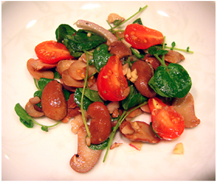 Scarlett Runner Bean Salad with Cherry Tomatoes