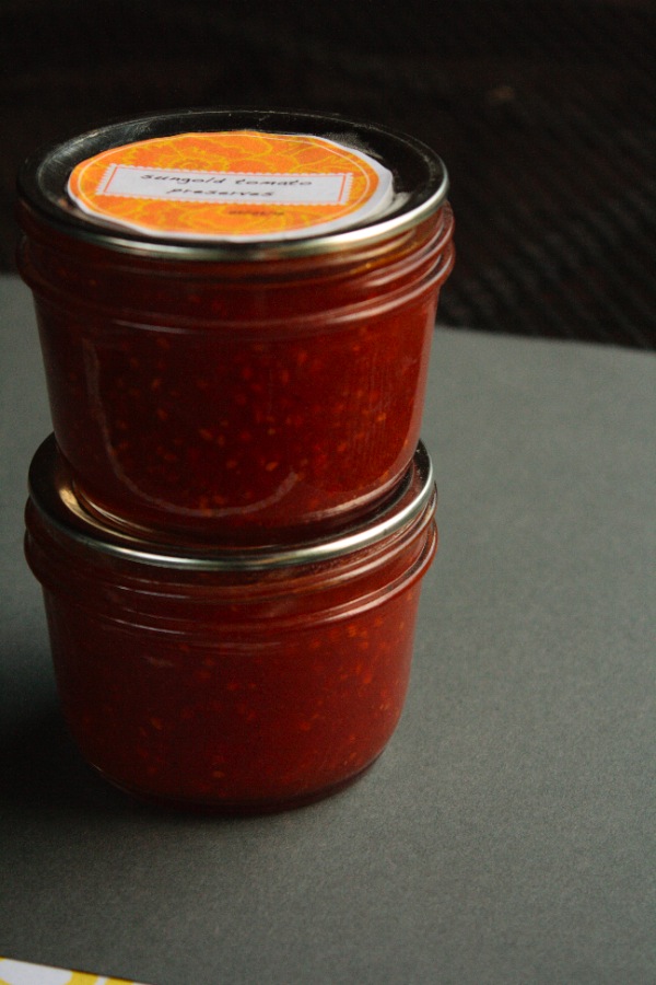 Sungold Tomato Preserves