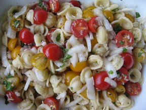 Orechiette With Cherries and Onion