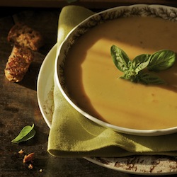 Classic Tomato Soup with Cherry Tomatoes
