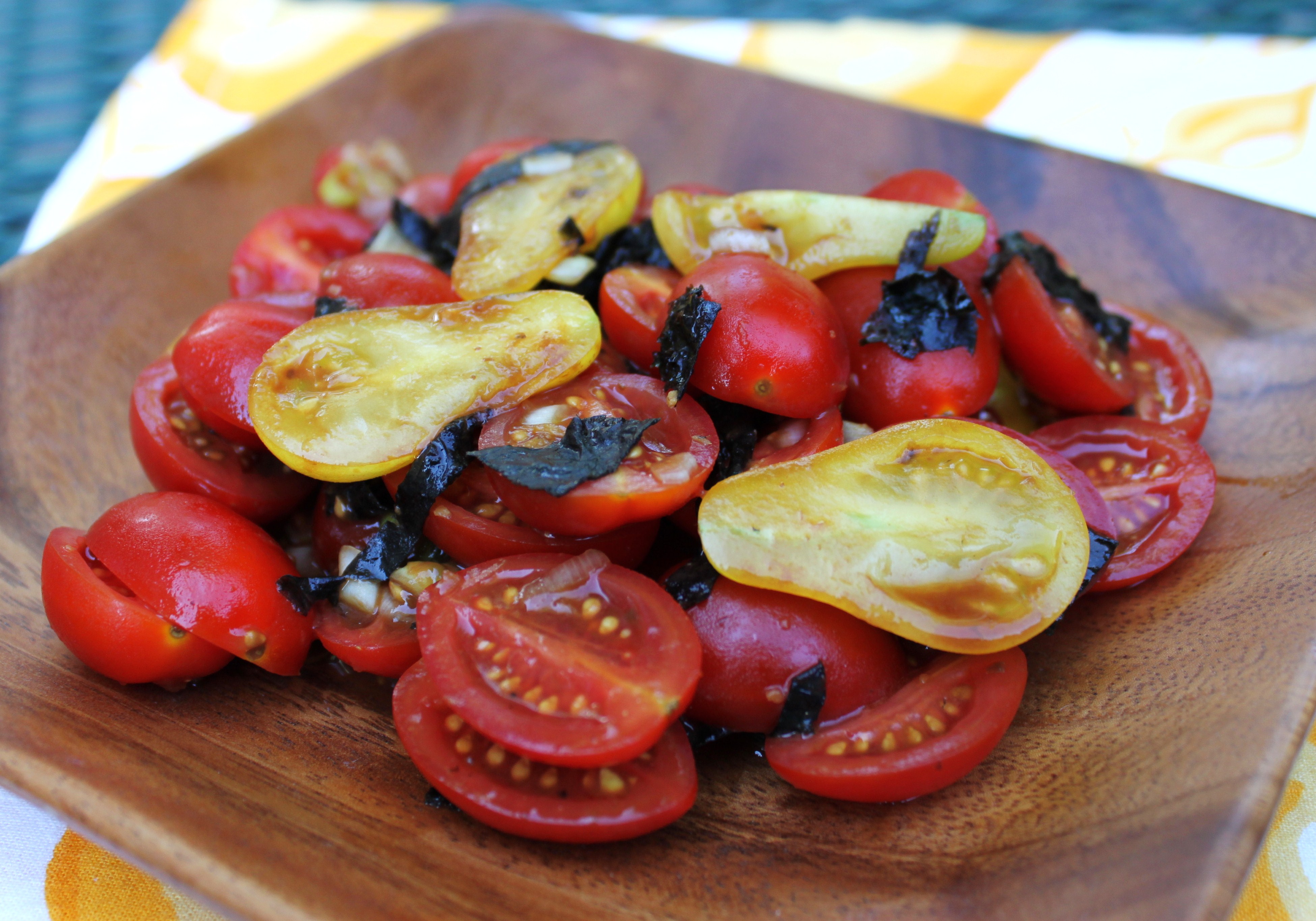 Ginger Miso Tomato Salad