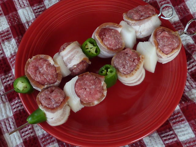 Deconstructed Bacon Cheeseburgers
