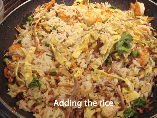 Prawn and Turkey Nasi Goreng