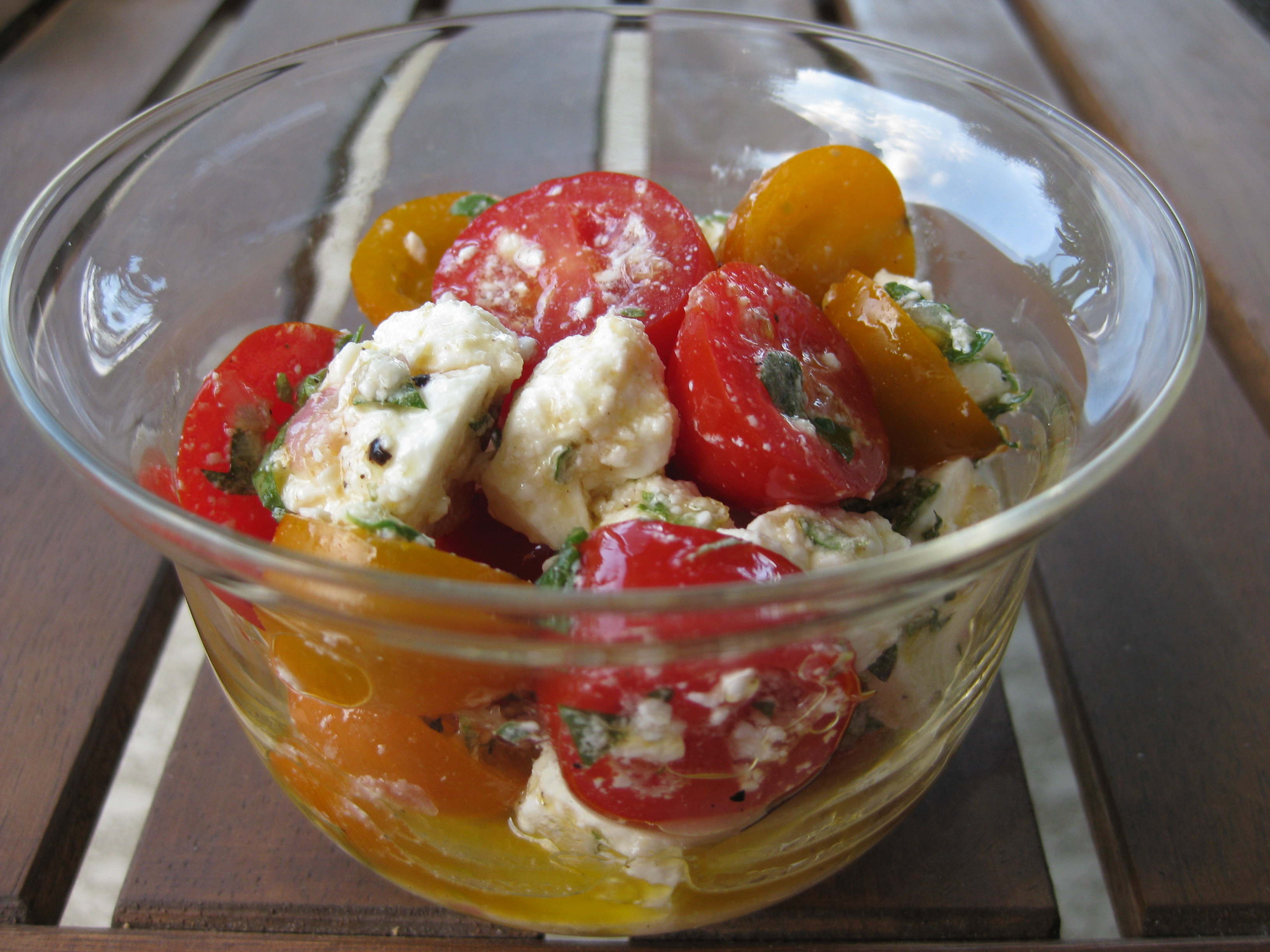 Minted Feta And Cherry Tomato Salad