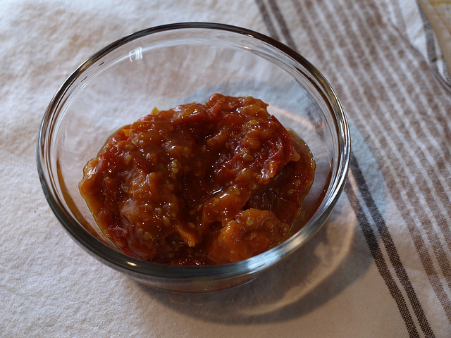 Late-Season Cherry Tomato and Vanilla Jam