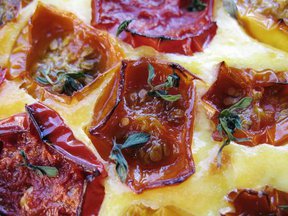 Roasted Cherry Tomato Tart
