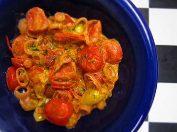 Ouzo Tomatoes
