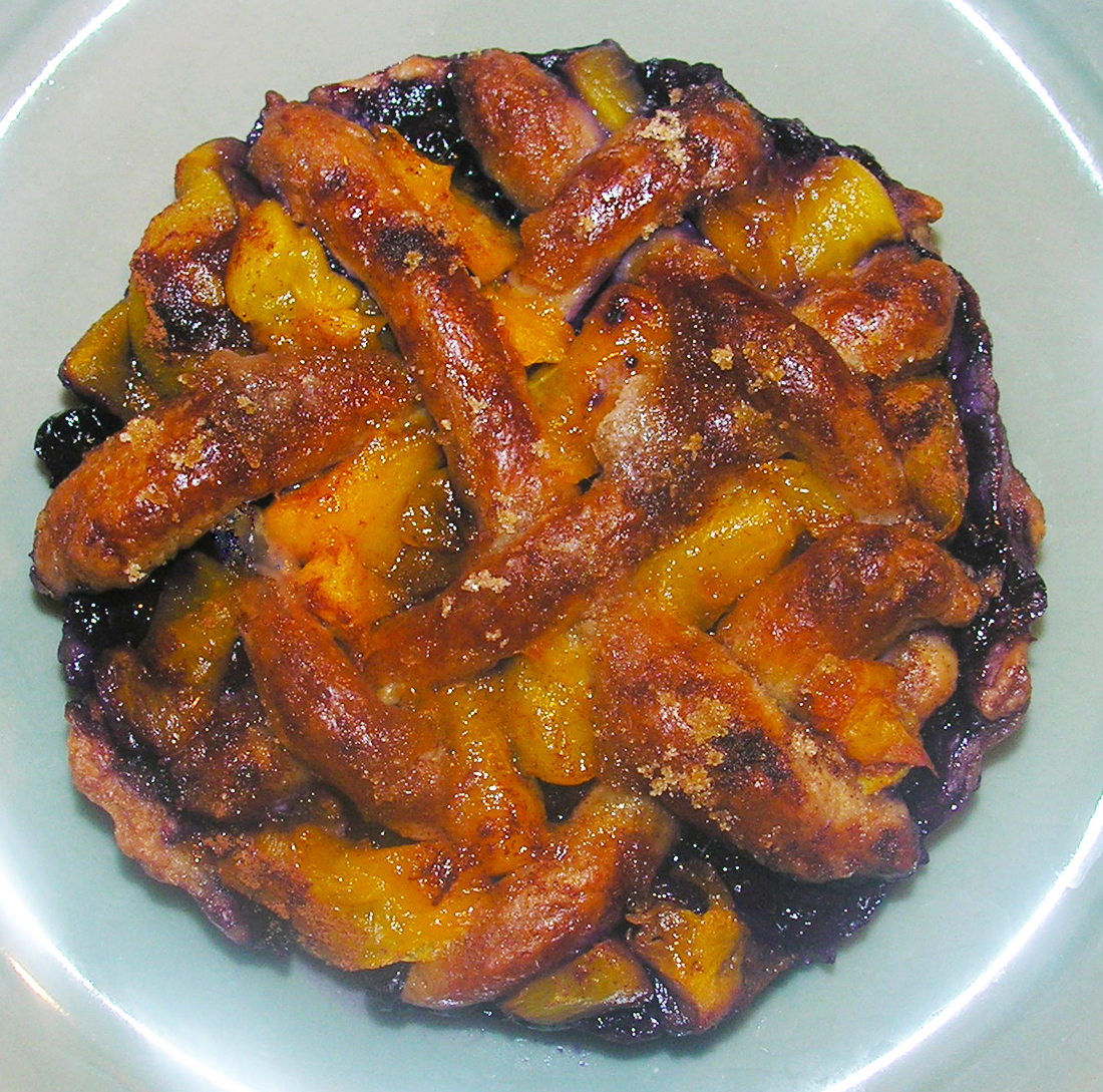 Simple Ginger Peach Tart