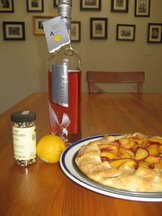 The Drunken Hussy (Or Bourbon-Soaked Peach Tart)