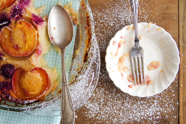 Peach and Berry Clafoutis