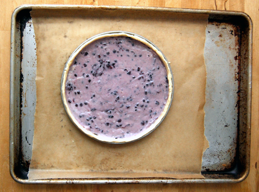 Mid-Summer Peach Tart with Blackberry Custard