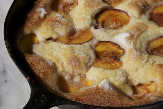 Peach Skillet Tart