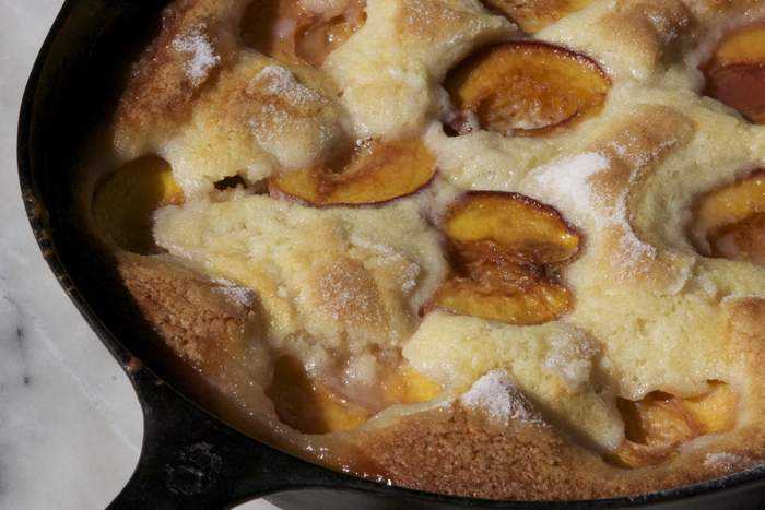 Peach Skillet Tart
