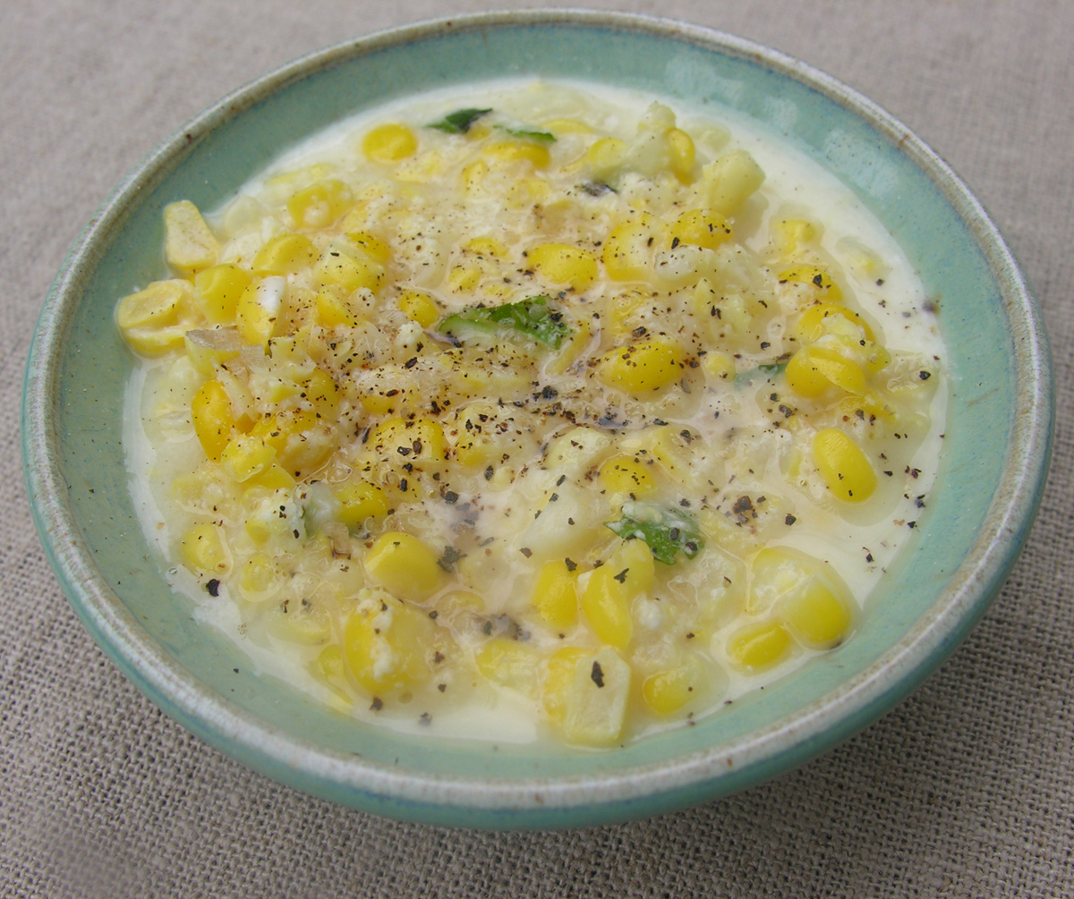 Simple creamed corn