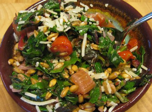 Warm Chard And Farro