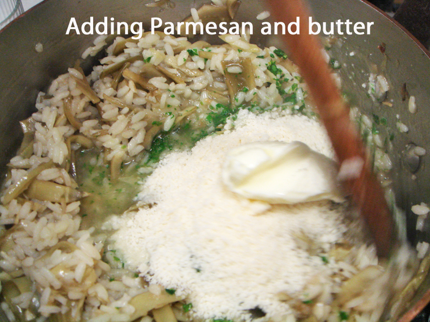 Artichoke and Champagne Risotto - Risotto con i Carciofi allo Champagne