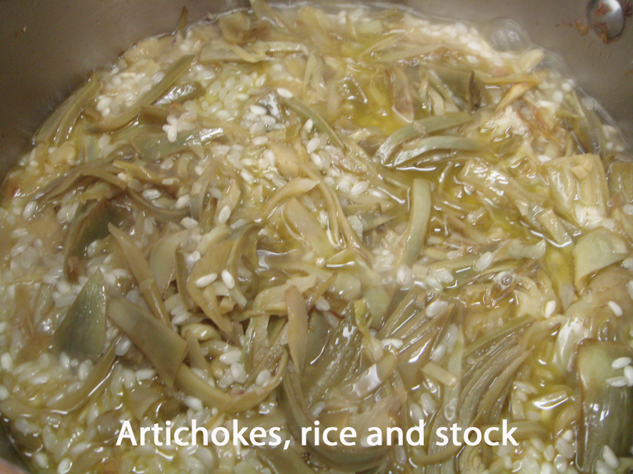 Artichoke and Champagne Risotto - Risotto con i Carciofi allo Champagne