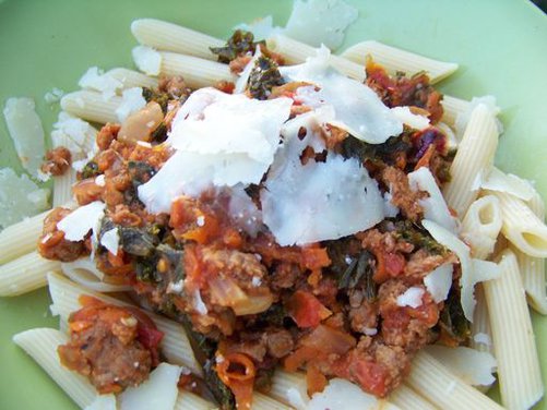 Kale with Penne