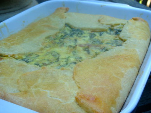 Crostata With Mixed Greens