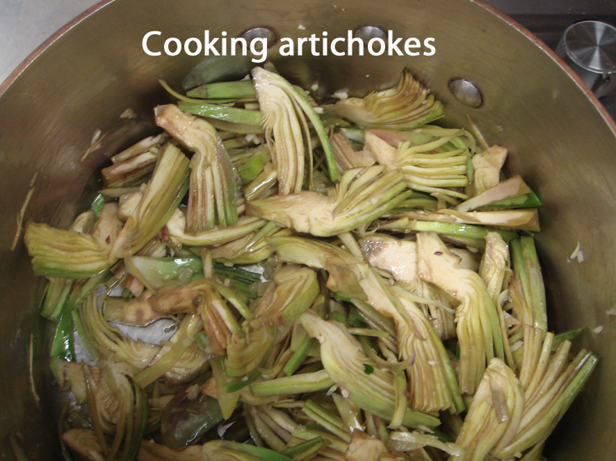 Artichoke and Champagne Risotto - Risotto con i Carciofi allo Champagne