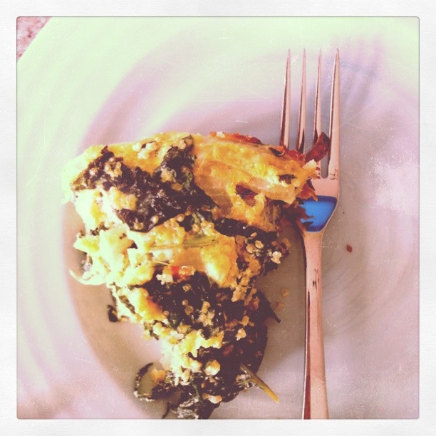 Quinoa and Kale Crustless Quiche