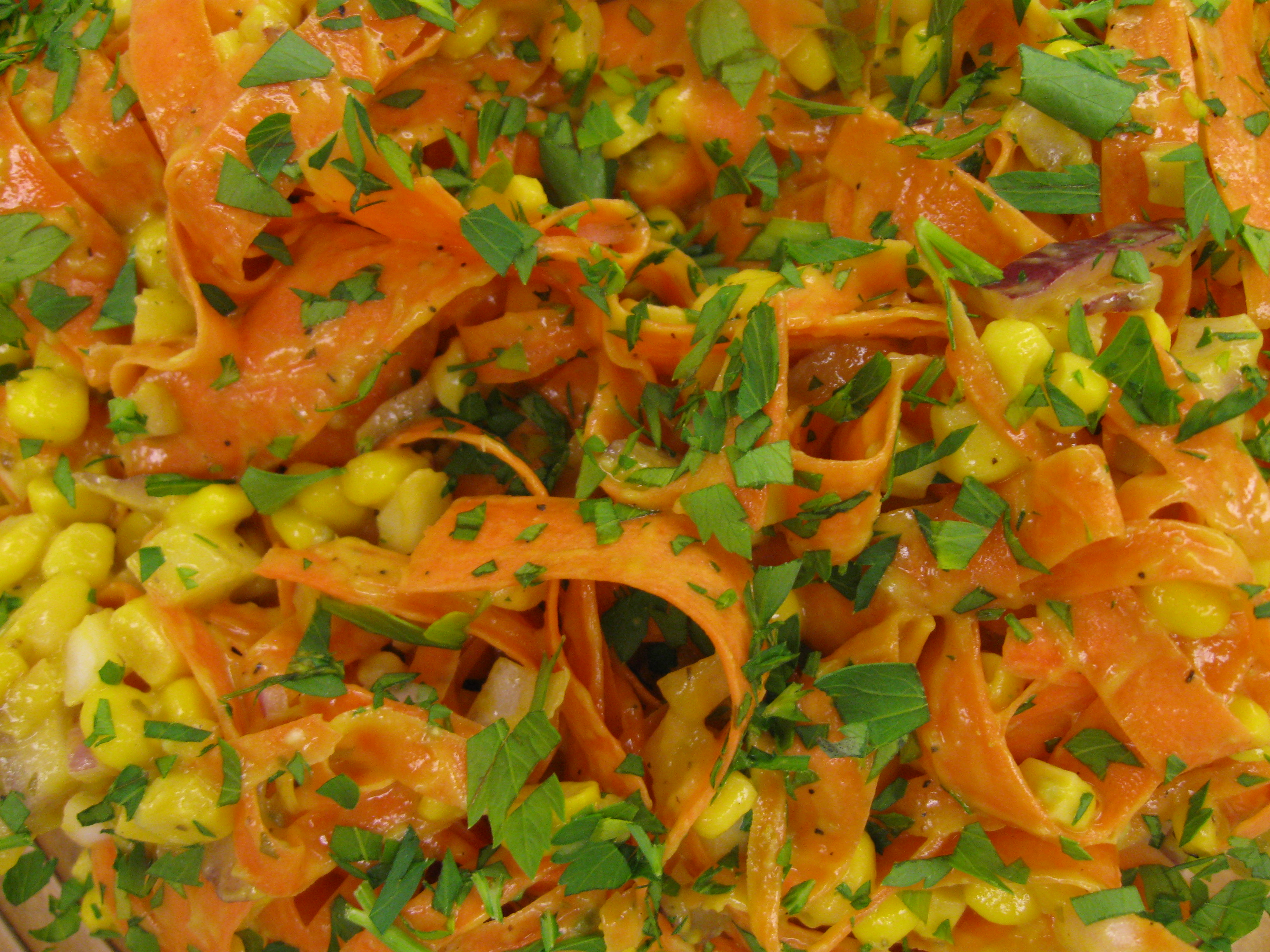 Chasing Cézanne Carrot & Corn Salad