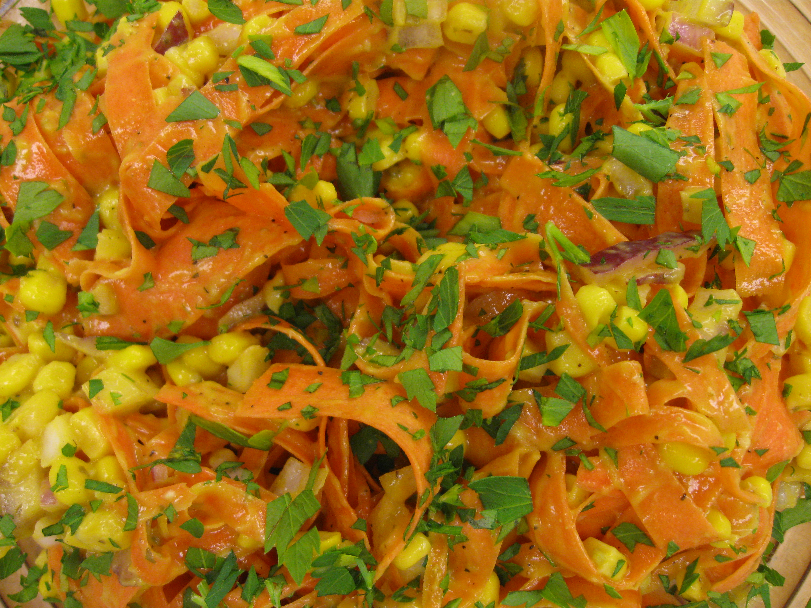 Chasing Cézanne Carrot & Corn Salad