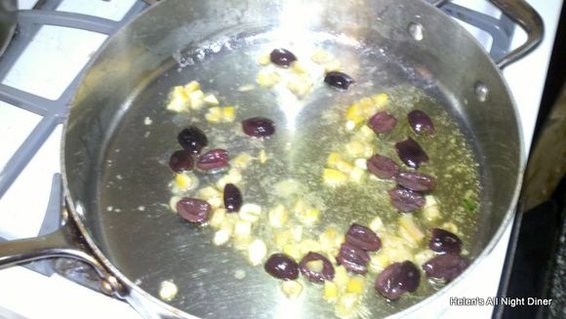 Sauteed Chard with Preserved Lemon and Olives