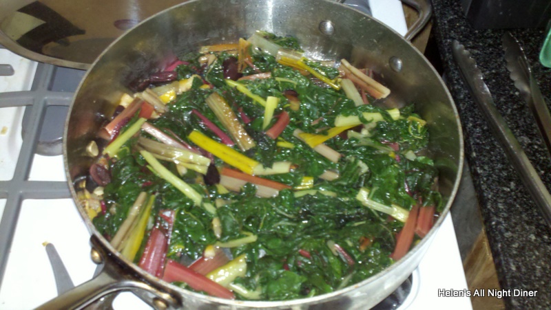 Sauteed Chard with Preserved Lemon and Olives
