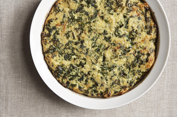 Quinoa and Kale Crustless Quiche