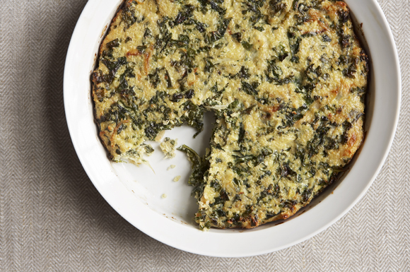 Quinoa and Kale Crustless Quiche